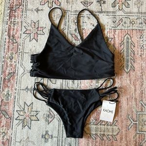KAOHS - Black Bikini - SMALL top - MEDIUM bottoms
